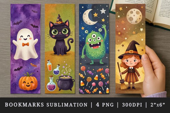 Download Halloween Bookmark Design Set - Design Collection