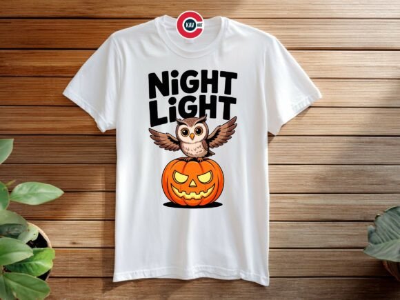 Download Adorable Owl &amp; Jack-o'-lantern Design - Design Collection
