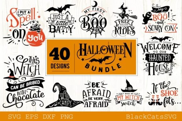 Download Halloween Bundle 40 Designs Vol 2 - Design Collection