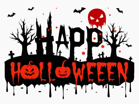 Download Happy Halloween T-shirt Design SVG File - Design Collection
