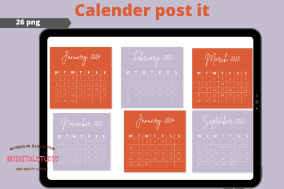 Download Calender Sticker 2023 Png - Premium Bundle