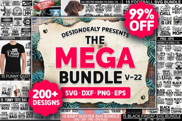Download The Mega SVG Craft Designs Bundle - Design Collection