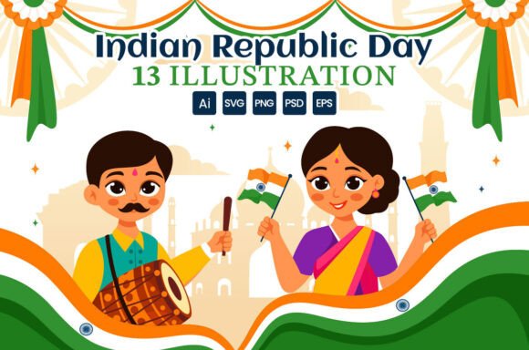Download 13 India Republic Day Illustration - Premium Resources