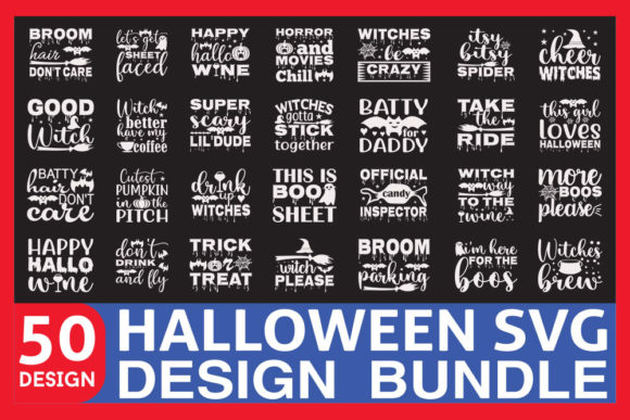 Download Halloween Svg Designs Bundle - Design Collection