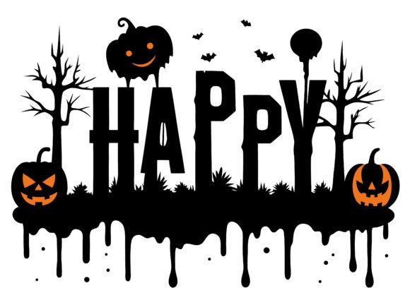 Download Happy Halloween T-shirt Design SVG File - Design Collection