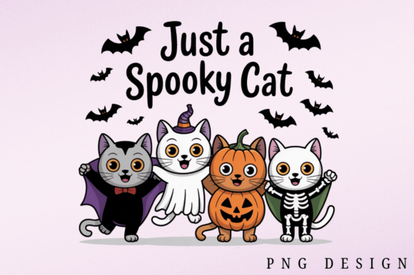 Download Halloween Spooky Cat PNG Design - Design Collection