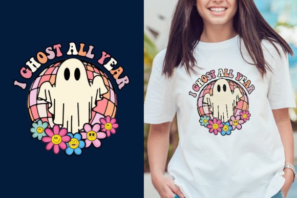 Download I Ghost Retro Halloween Svg Design - Design Collection