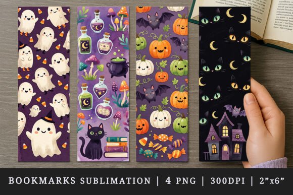Download Halloween Bookmark Design Set - Design Collection