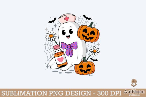 Download Ghost Nurse Costume Hospital Design Png - Design Collection