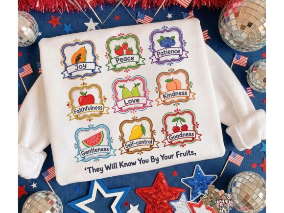 Download Biblical Fruits Message Tshirt Design - Design Collection