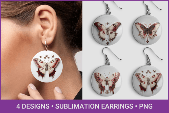 Download Earrings Sublimation Halloween Designs - Design Collection