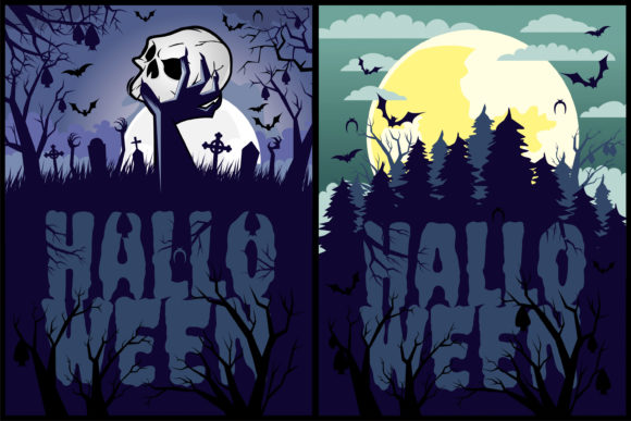 Download Scary Halloween Background for Design - Design Collection