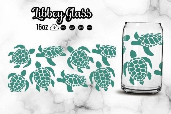 Download Sea Turtle Libbey Glass Svg Cut Files - Cut files Collection