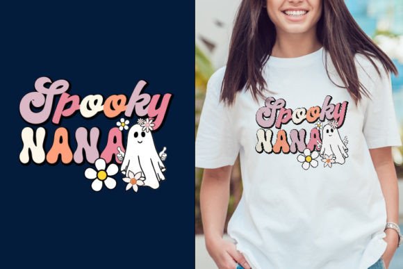Download Spooky Nana Retro Halloween Svg Design - Design Collection