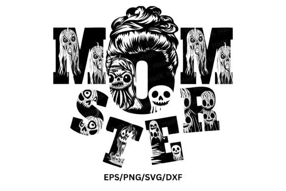 Download Momster Creepy Ghost Letter Design - Design Collection