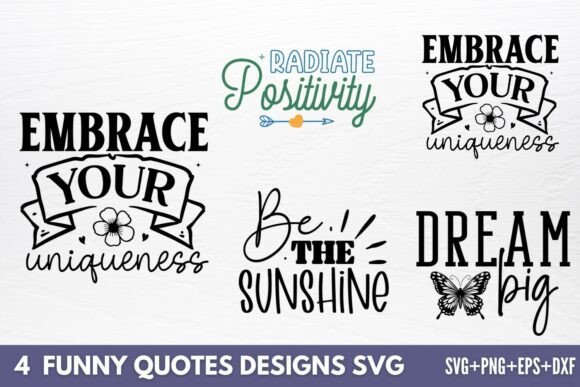 Download Motivational Quotes Designs SVG - Design Collection