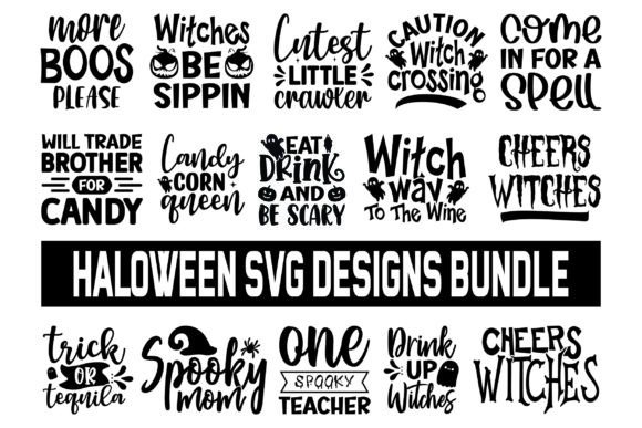 Download Halloween Svg Designs Bundle - Design Collection