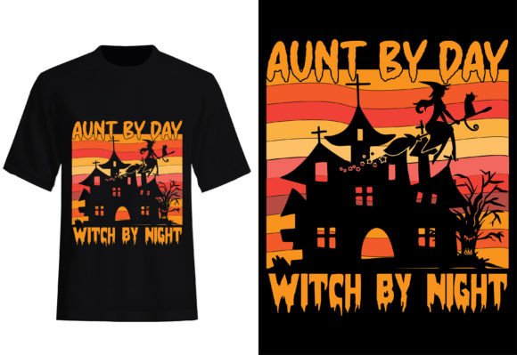 Download Aunt by Day Halloween T-shirt Design - Design Collection