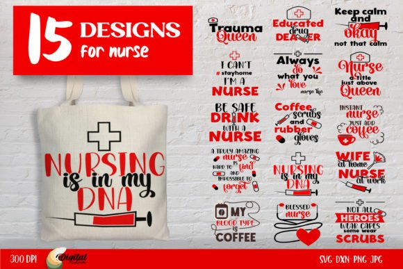 Download Nurse Designs SVG. Nurse Quotes SVG - Design Collection