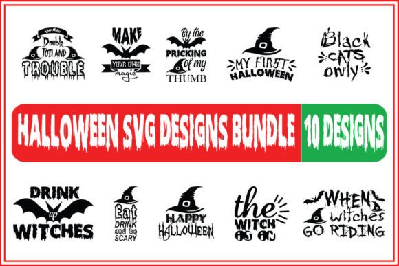 Download Halloween Svg Designs Bundle - Design Collection