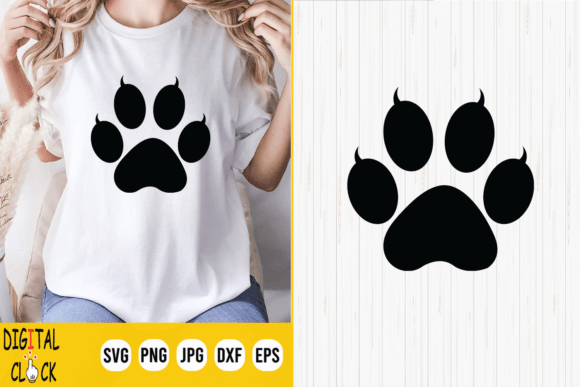 Download Cat Paw Print Design SVG File - Design Collection