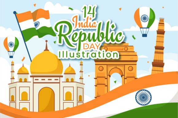 Download 14 India Republic Day Illustration - Premium Resources