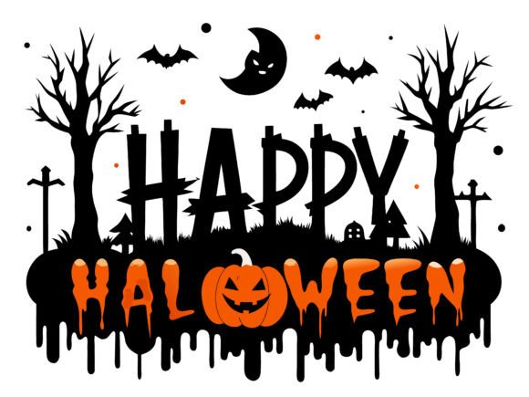 Download Happy Halloween T-shirt Design SVG File - Design Collection