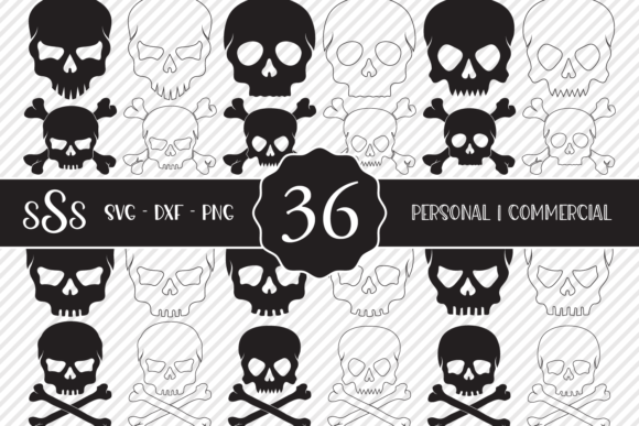 Download Skull Bundle - Halloween Designs - Design Collection