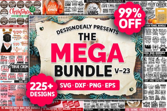 Download The Mega SVG Craft Designs Bundle - Design Collection