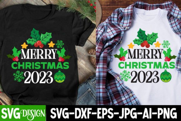 Download Merry Christmas 2023 SVG Design - Design Collection