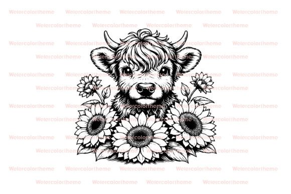 Download Sunflower Floral Design Line Art Cut - Design Collection
