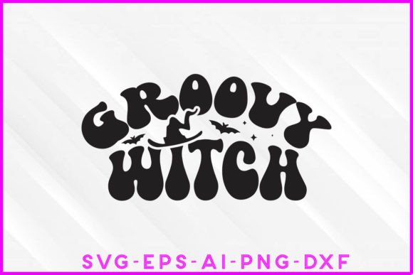 Download Groovy Witch Halloween Design Spooky Tee - Design Collection