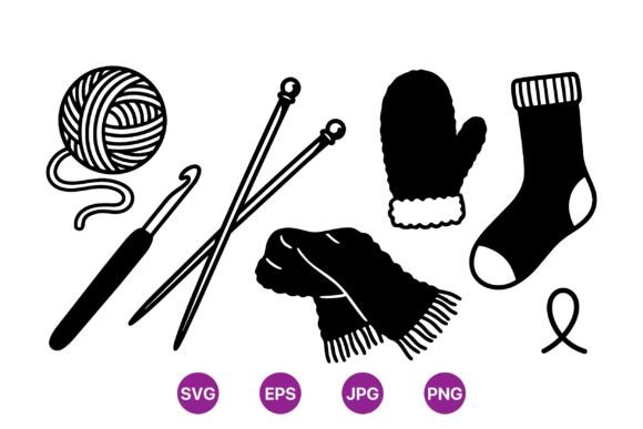 Download Winter Knitting Craft Designs - Design Collection